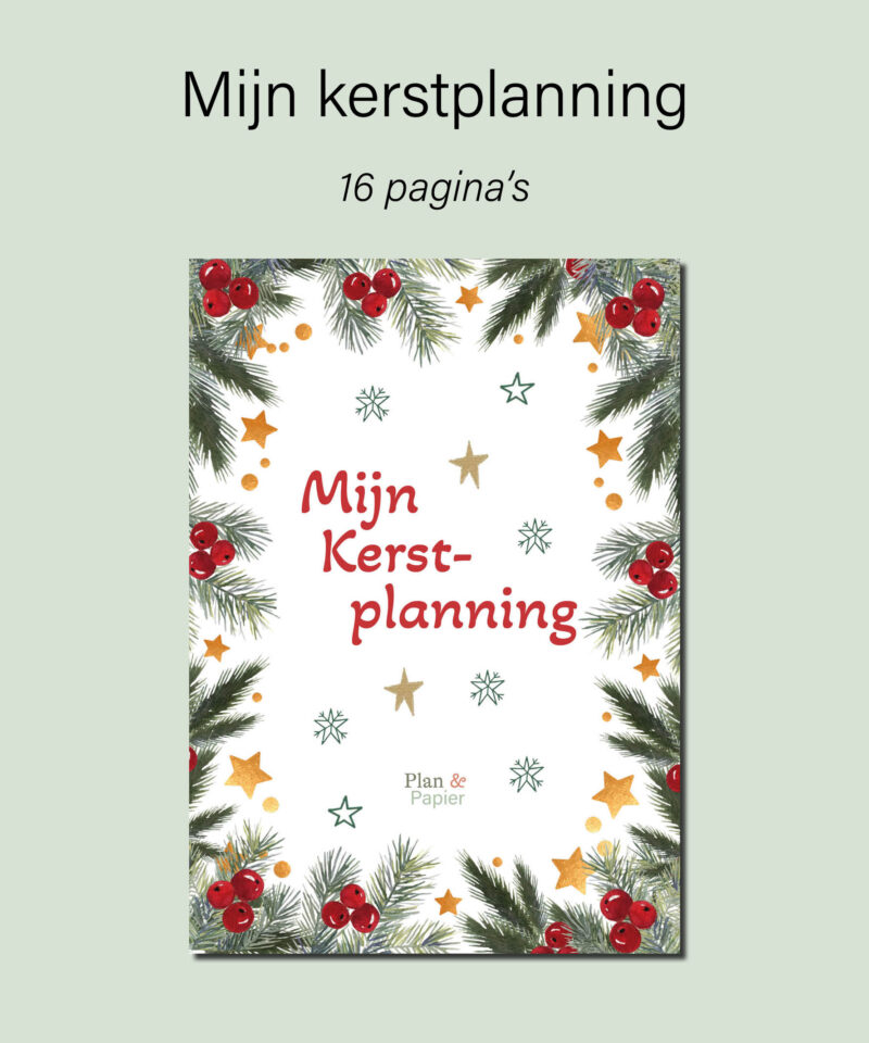 Mijn kerstplanning