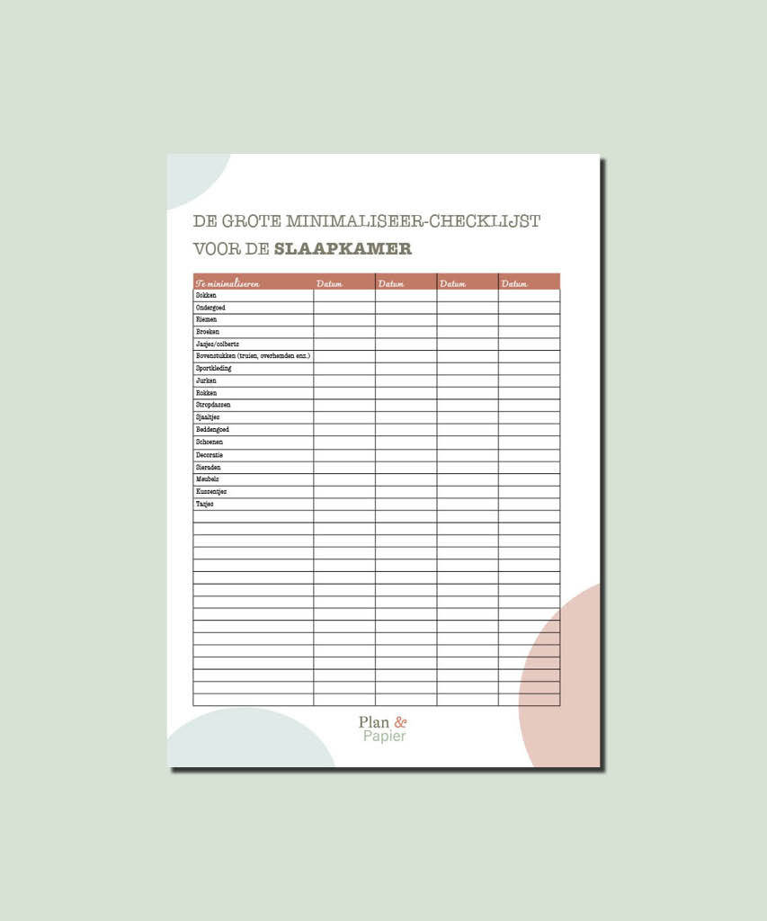 De grote minimaliseer-checklijst - Afbeelding 3