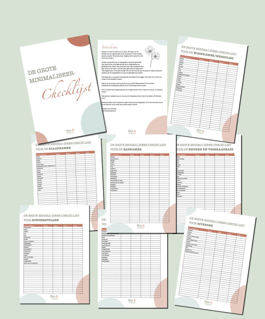 De grote minimaliseer-checklijst - Afbeelding 4
