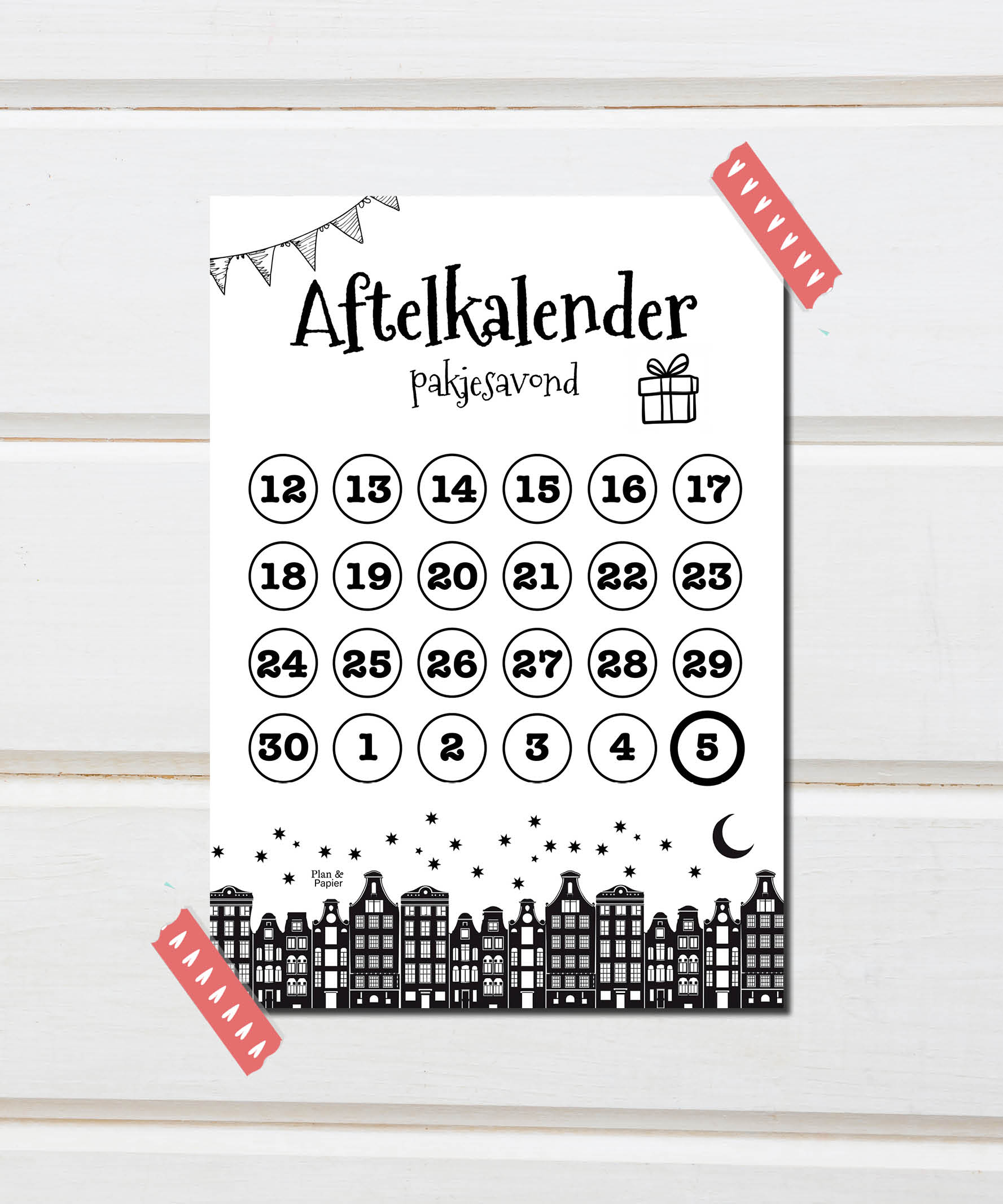 Sinterklaas aftelkalender en schoenzetkalender - Afbeelding 5