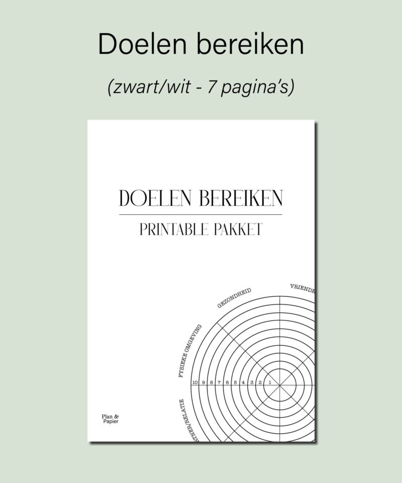 doelen bereiken