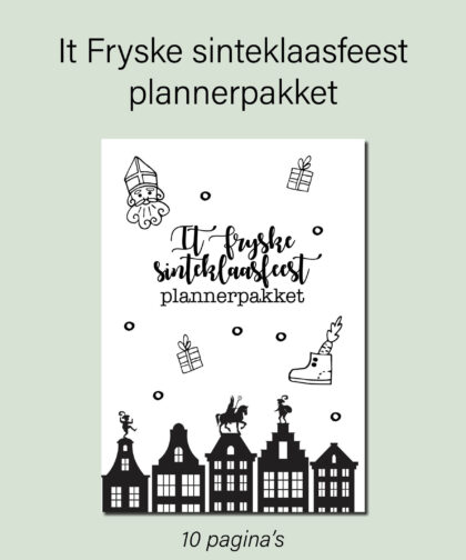it fryske sinteklaasfeest plannerpakket