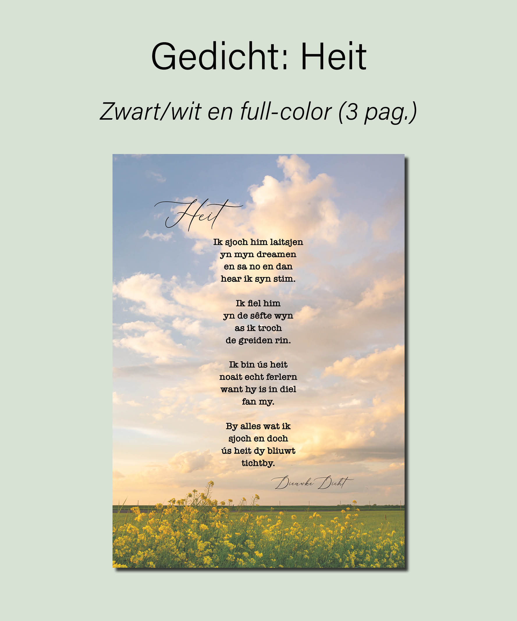 Fries gedicht: Heit - Afbeelding 2