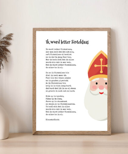 Gedicht: Ik wurd letter Sinteklaas