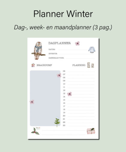 planner winter