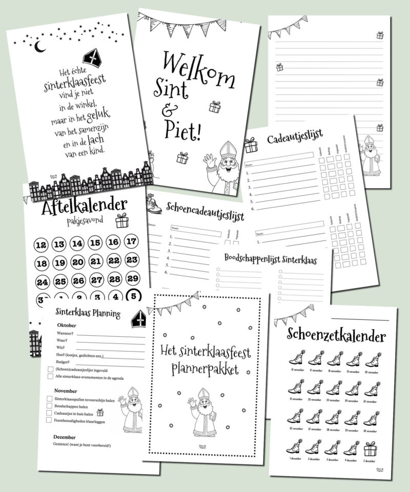 Het sinterklaasfeest plannerpakket - Afbeelding 4