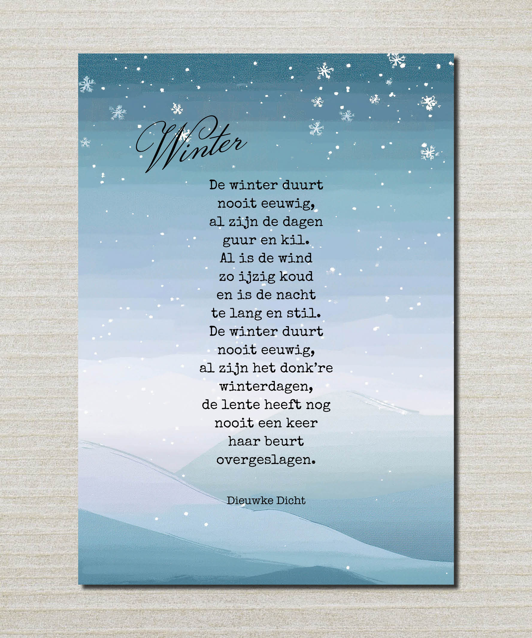 Gedicht Winter - Afbeelding 7