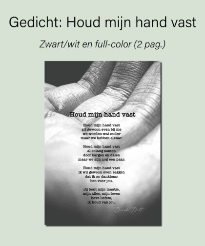 houd mijn hand vast
