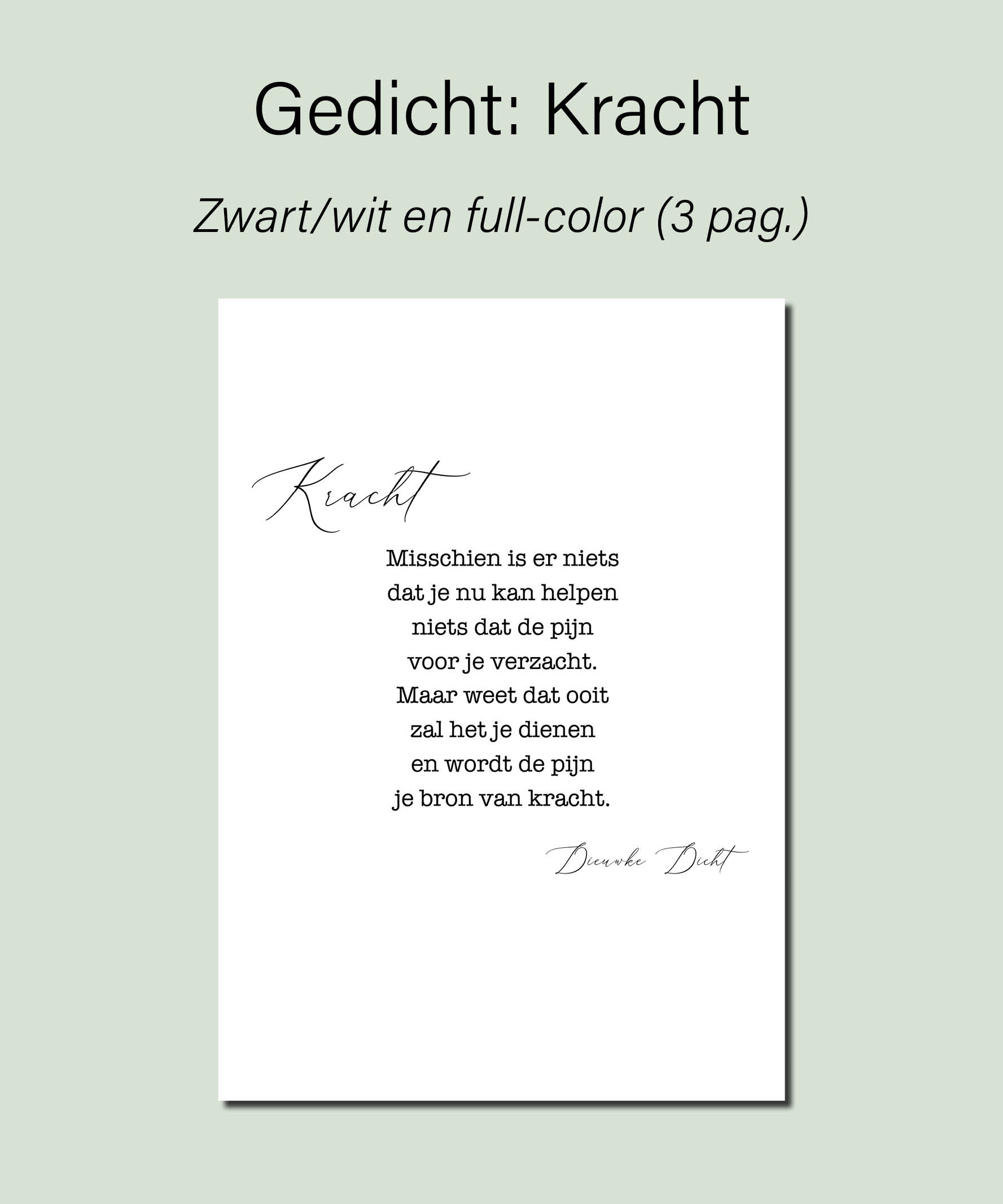 Gedicht Kracht - Afbeelding 2