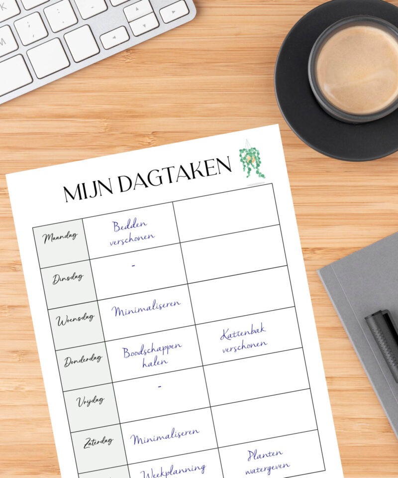 Mijn dagtaken (gratis) - Afbeelding 2