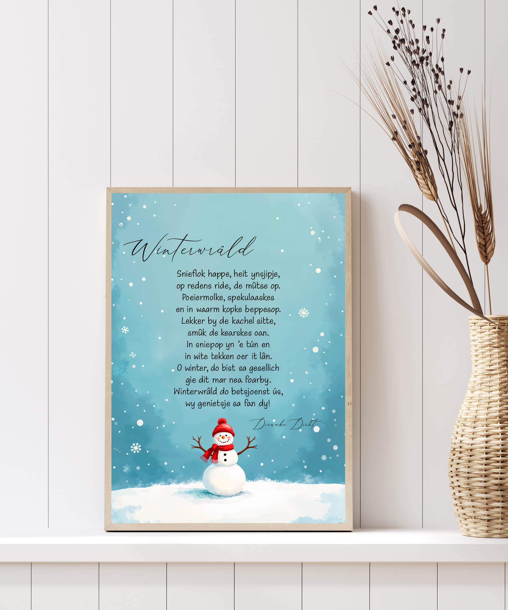 Gedicht: Winterwrâld - Afbeelding 3