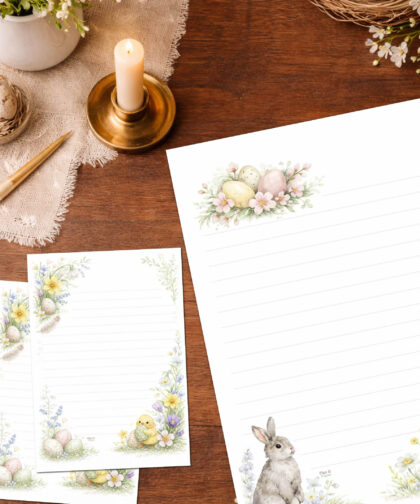 briefpapierset pasen