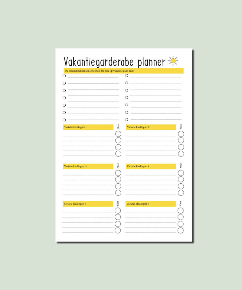 Vakantieplannner - Afbeelding 2