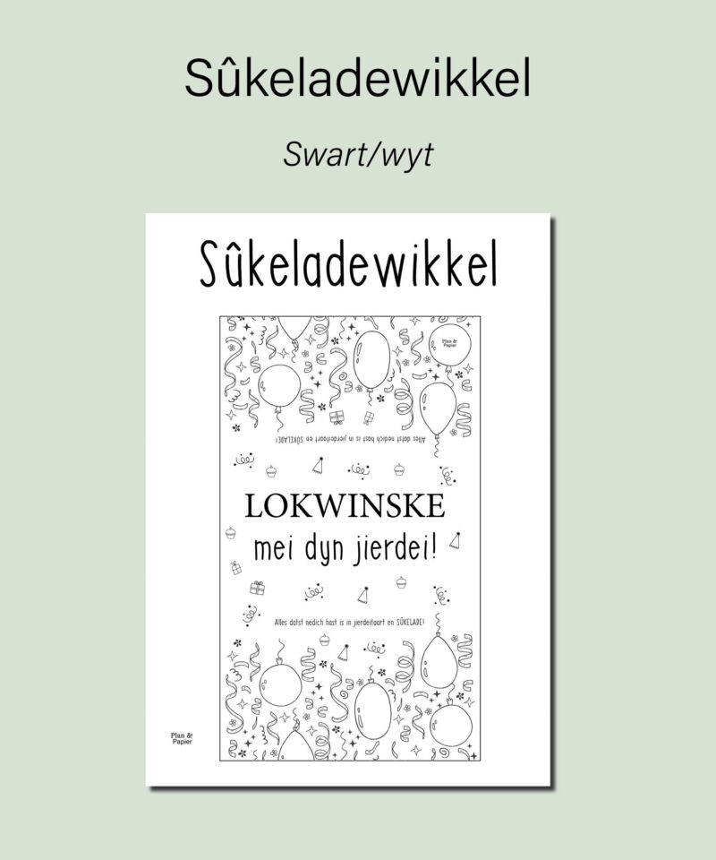 Chocoladewikkel: Lokwinske mei dyn jierdei! - Afbeelding 2
