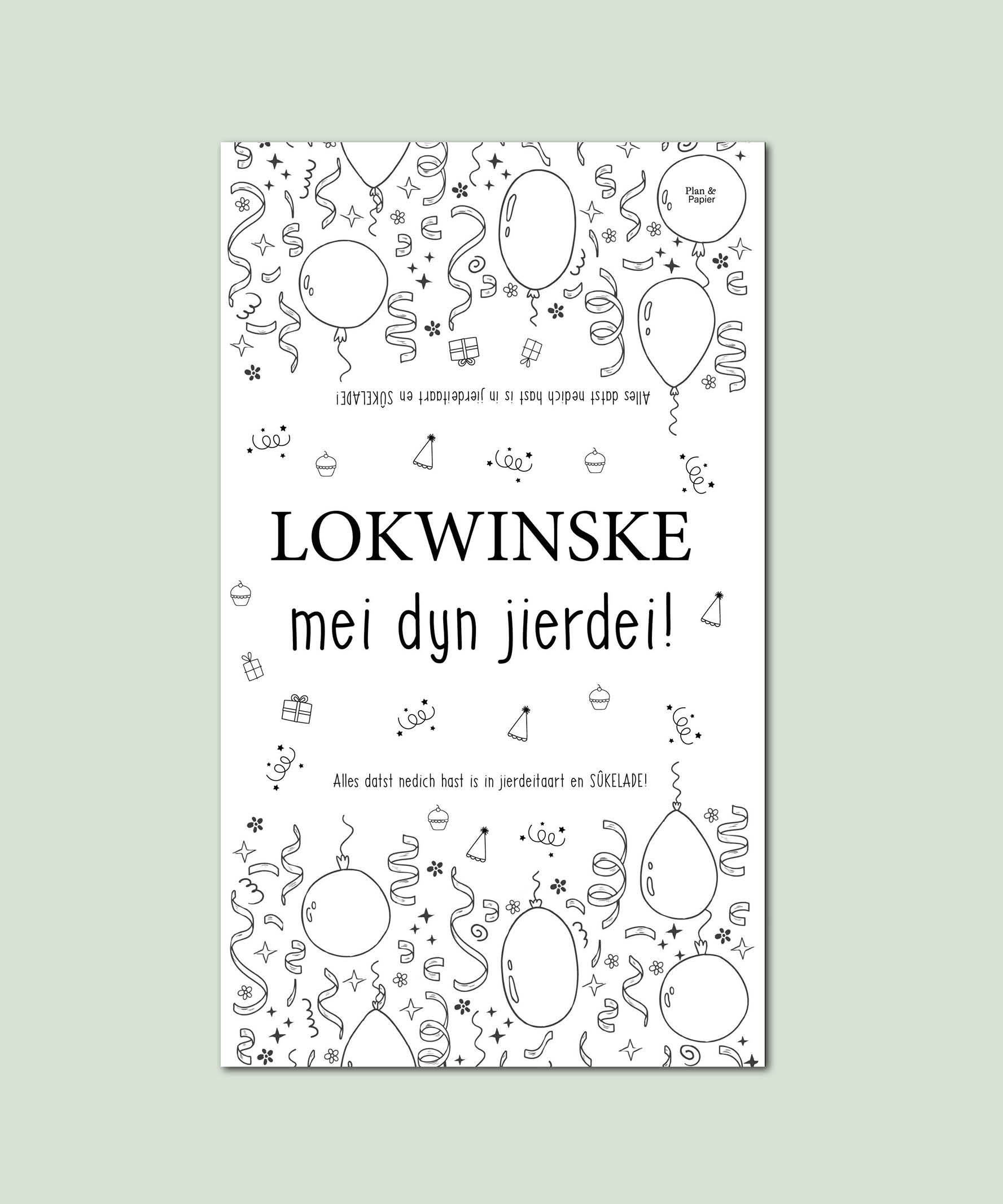 Chocoladewikkel: Lokwinske mei dyn jierdei! - Afbeelding 3