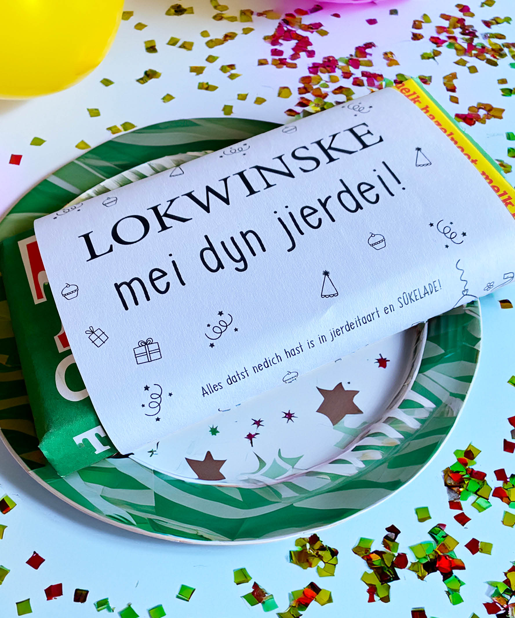 Chocoladewikkel: Lokwinske mei dyn jierdei! - Afbeelding 4