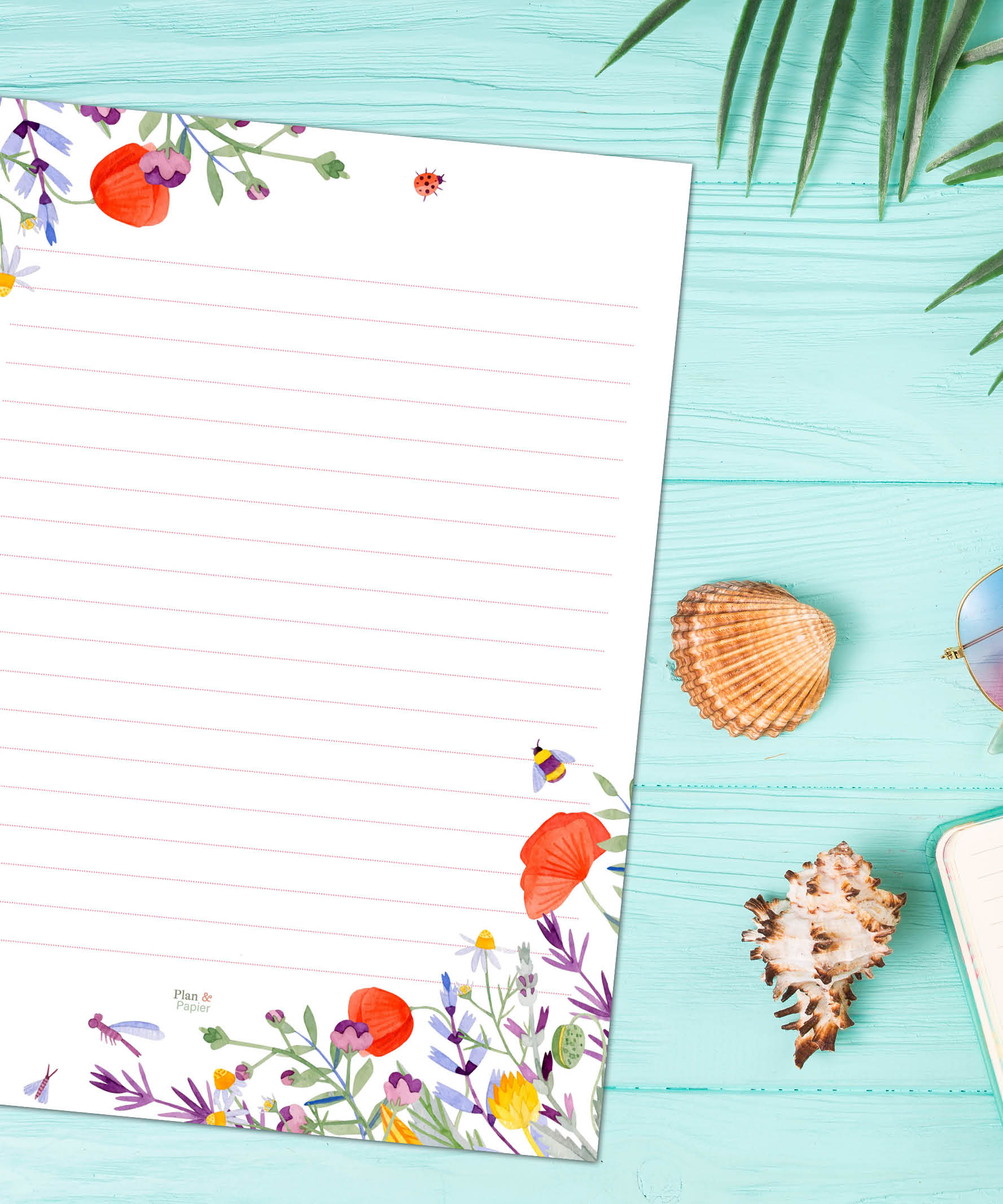 Briefpapier Zomer
