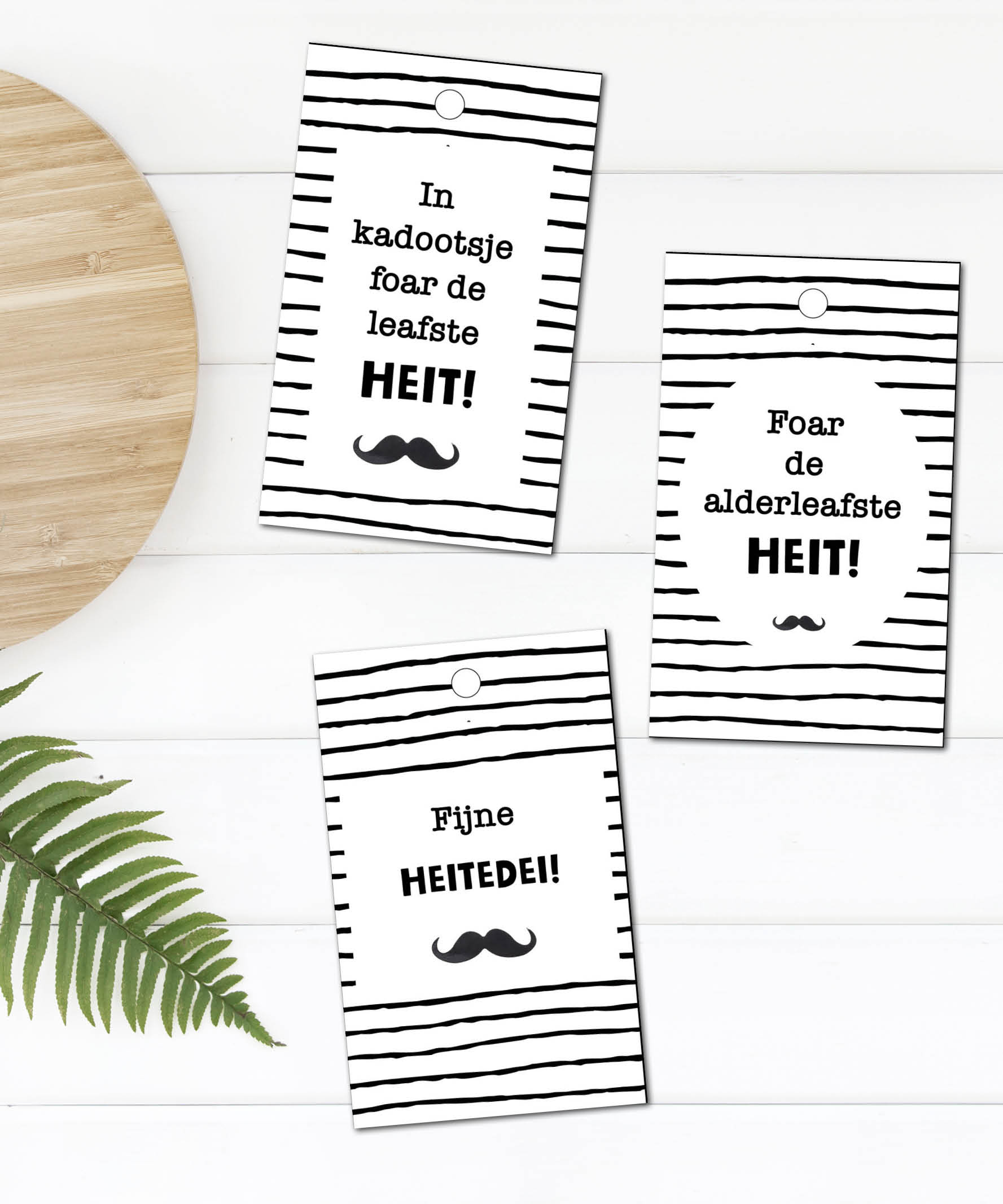 Cadeaulabels Heitedei - Afbeelding 3