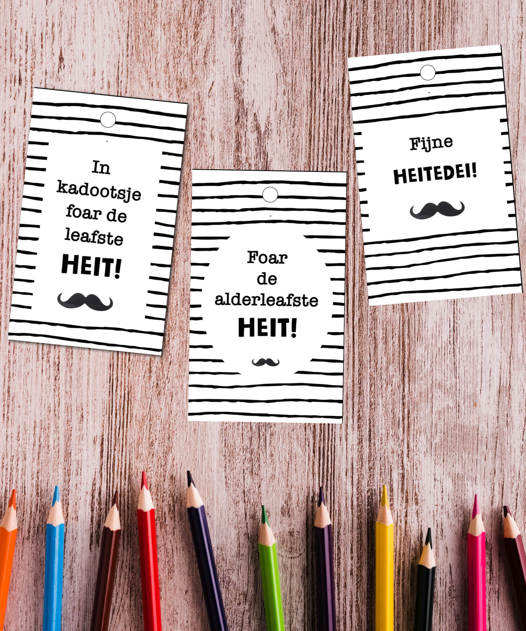 Cadeaulabels Heitedei - Afbeelding 5