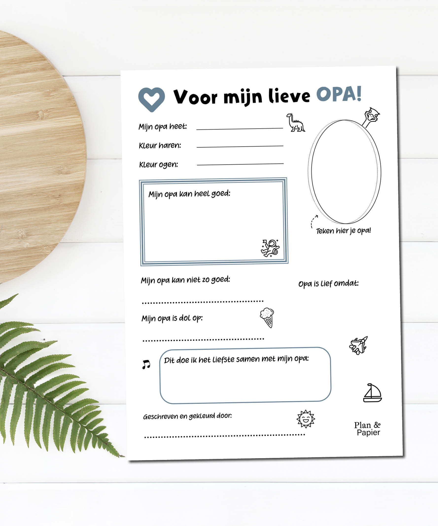 Invulformulier opa - Afbeelding 3