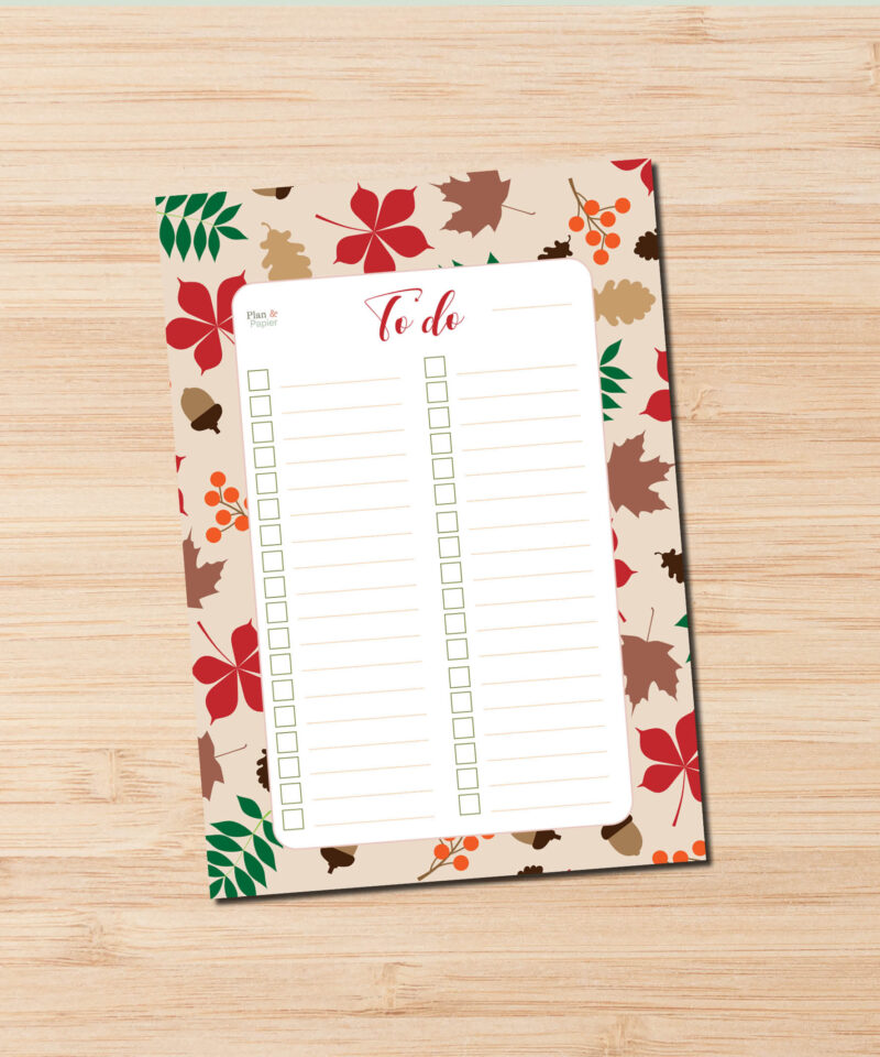 To Do Thema Herfst - Afbeelding 3