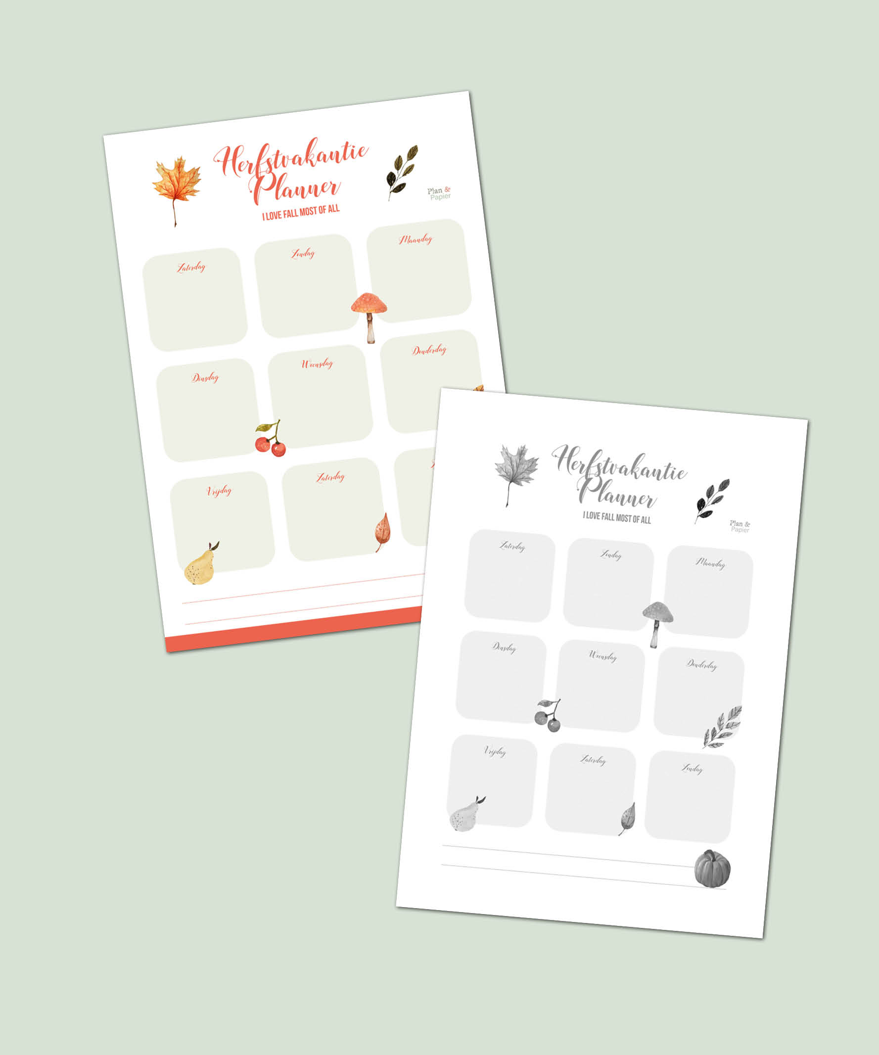 Herfstvakantie Planner - Afbeelding 3