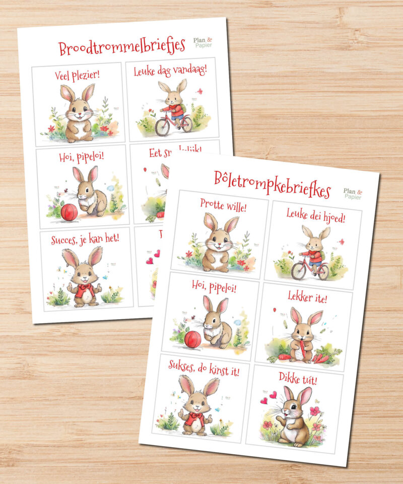Broodtrommelbriefjes - Afbeelding 4