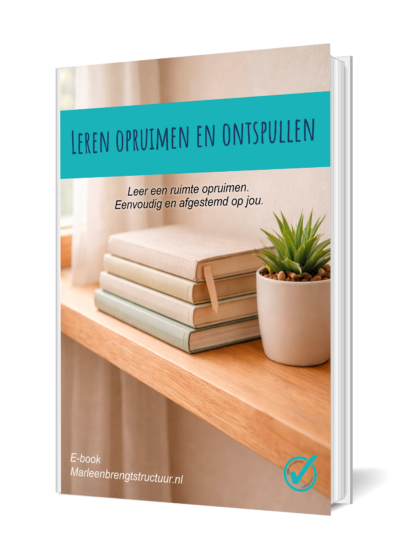 leren opruimen en ontspullen